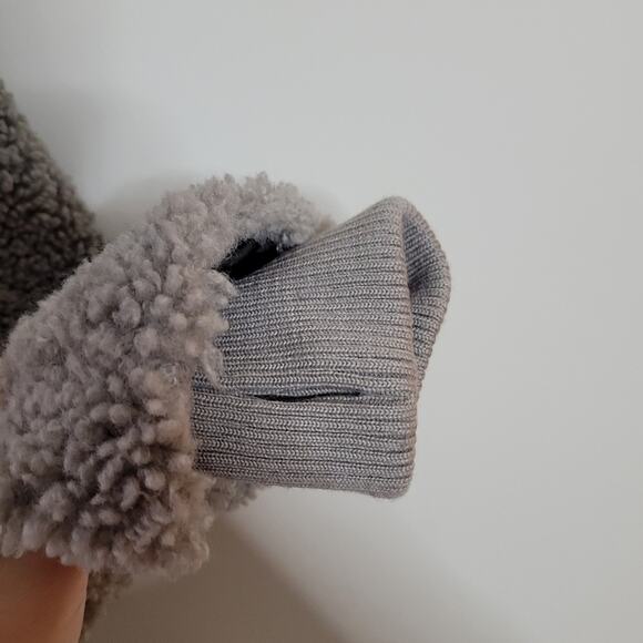 Mixed Teddy Fleece Coat in Grey Poodle Medium - Picture 3 of 8